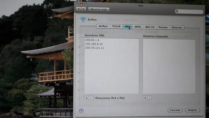 Acepta los cambios y aplica la configuración.