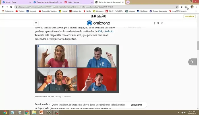 Archivar la página guardada. Esta se guardará en tu lista de archivos.