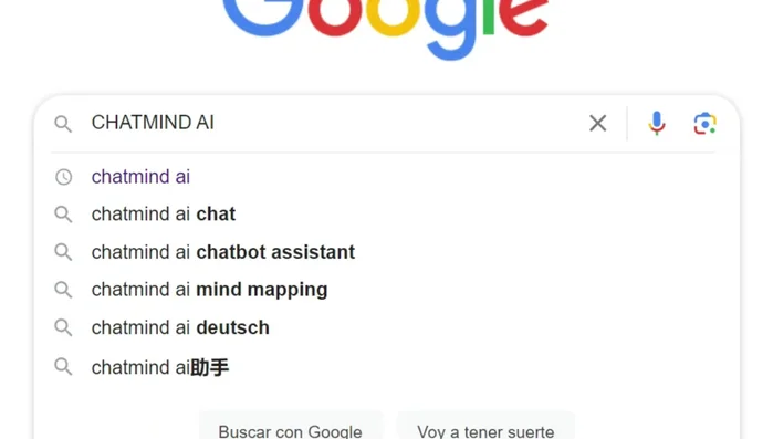Copiar el código de verificación del correo temporal y pegarlo en ChatMind.