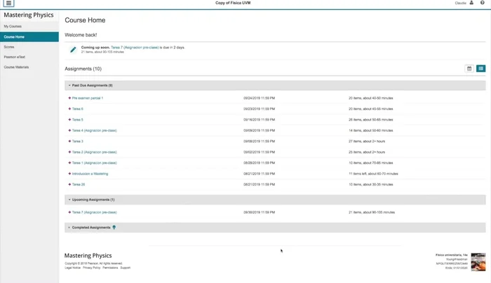 Visualiza el calendario de tareas: Haz clic en el botón superior derecho para ver las tareas en formato de calendario y navegar entre los días con las flechas.