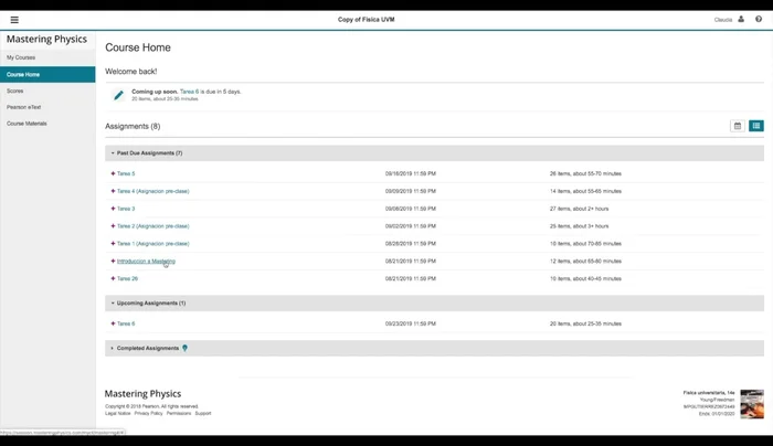 Realiza los ejercicios en orden: Completa cada ejercicio secuencialmente para avanzar en el curso.