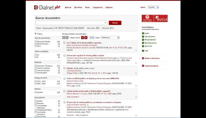 Selecciona los artículos relevantes en Dialnet marcando la casilla correspondiente. Puedes consultar el resumen o el texto completo antes de seleccionar.