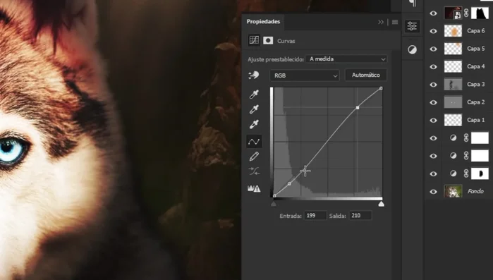 Agregar un efecto de granulado para un toque final.