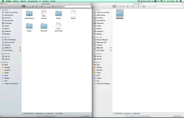 Ir a la carpeta 'Resources'.