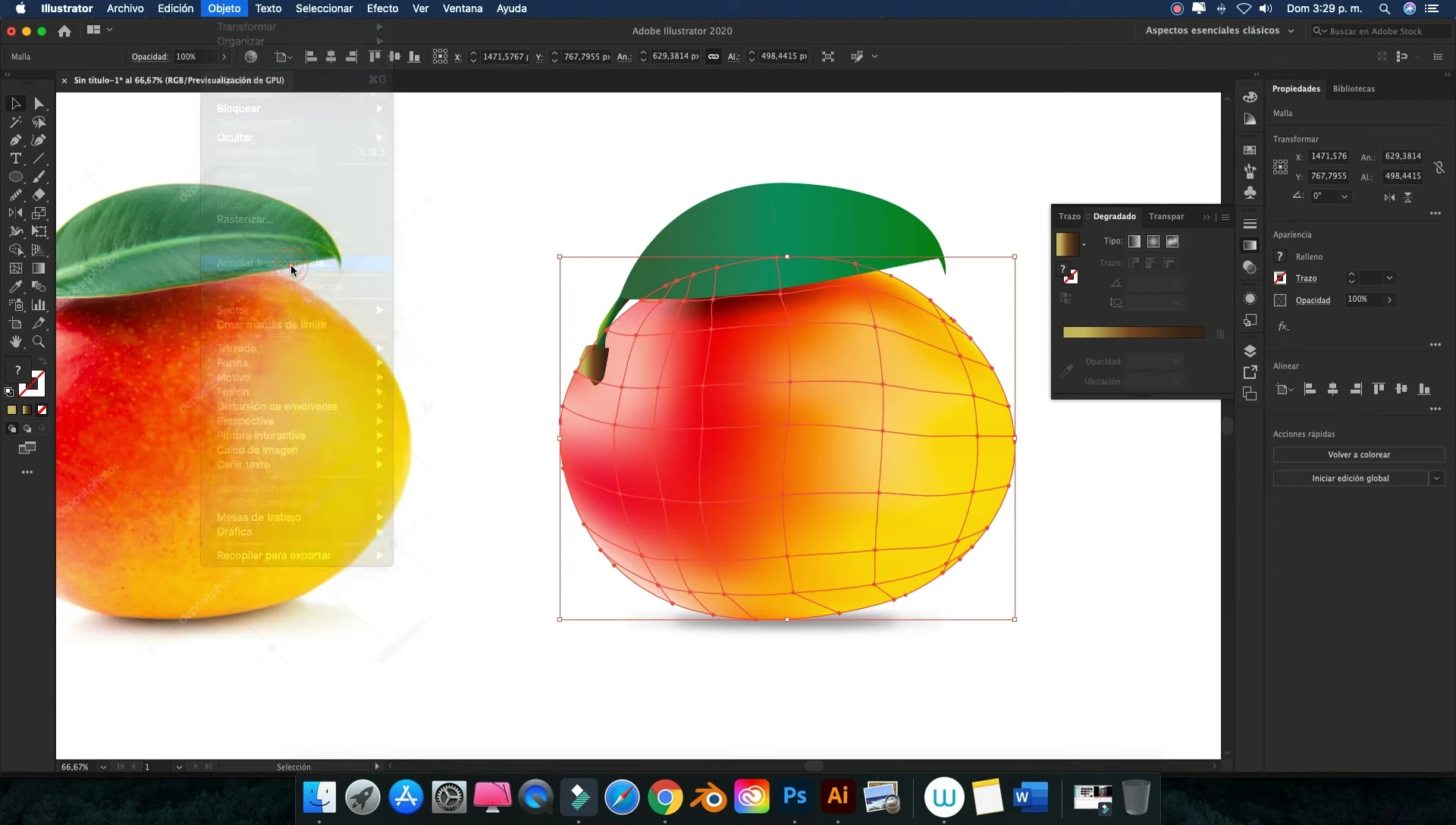 Vectorizar Fotos en Adobe Illustrator con la Herramienta Malla: Tutorial Completo