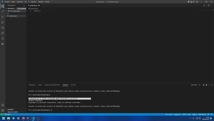 Importar módulos necesarios: `time`, `shutil`, `os`.