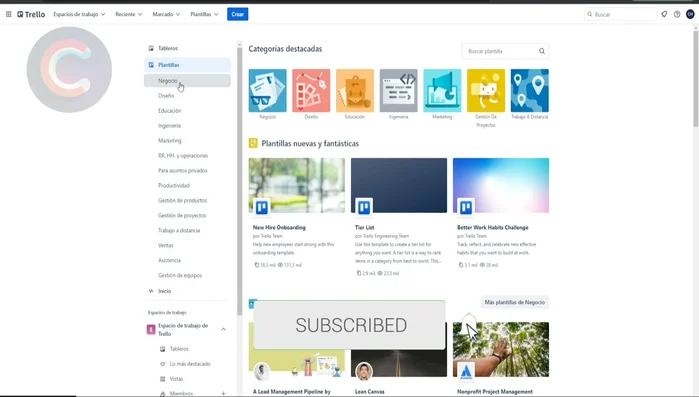 Elegir la plantilla deseada y revisar su vista previa.