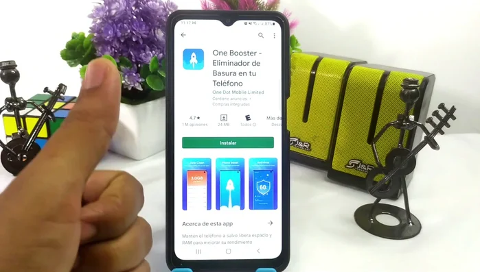 Instalar la aplicación y otorgarle los permisos necesarios.