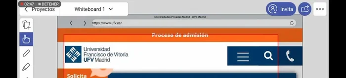 Emplear la herramienta de mano para modificar el tamaño y la posición de los elementos en la presentación.