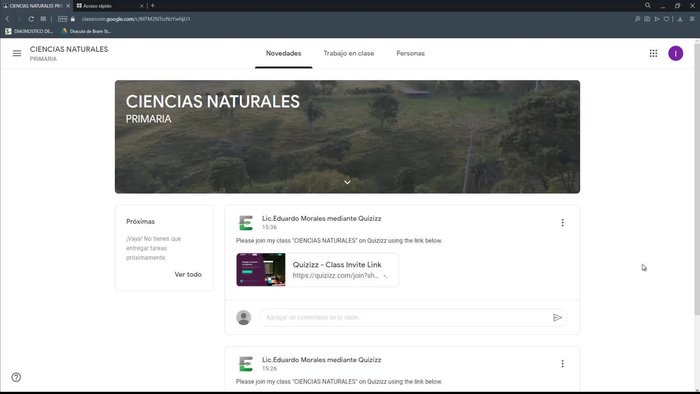Seleccionar "Soy un estudiante" y completar los datos solicitados (fecha de nacimiento, grado).
