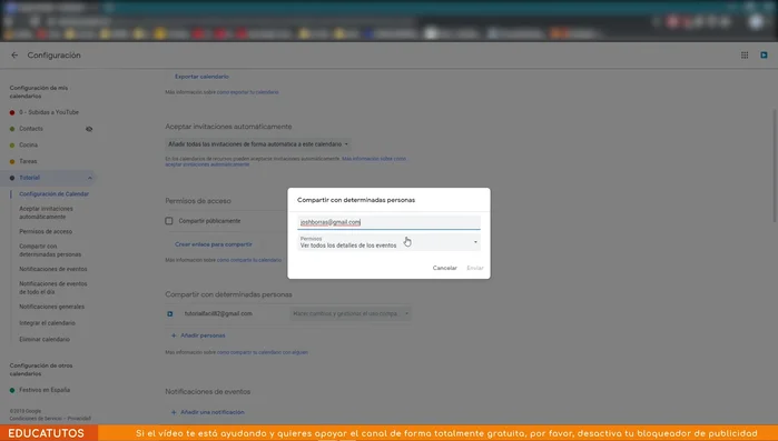 Envía las invitaciones.