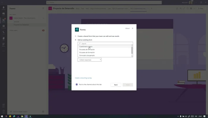Para compartir los resultados, agrega el mismo formulario nuevamente, pero esta vez en modo 'Mostrar resultados'.