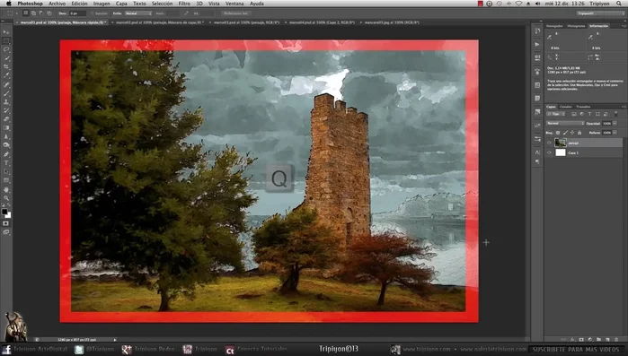 Activa el Modo Máscara Rápida (Q).