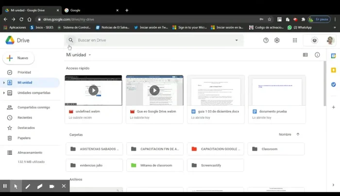 Acceder a Google Drive.