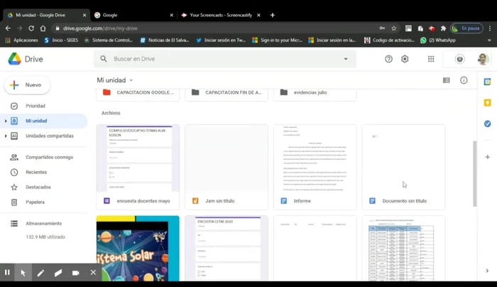 Seleccionar el archivo o carpeta a compartir.
