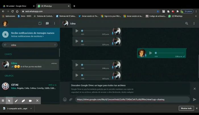 Seleccionar 'Restringido' para compartir solo con las personas que agregues o 'Cualquier persona con el enlace' para acceso público.