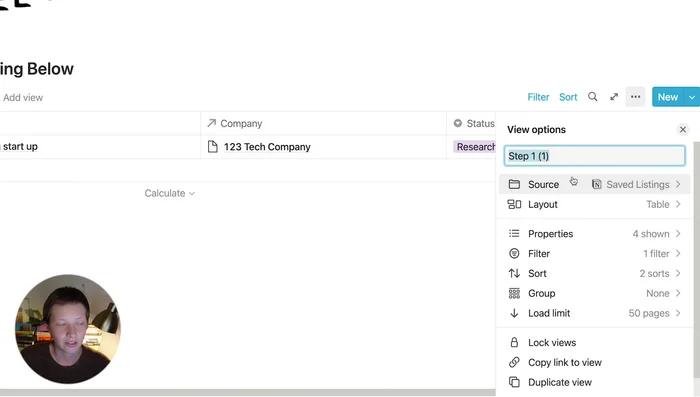 Duplicar la vista vinculada para los pasos siguientes (ej: 'Paso 2', 'Paso 3', etc.). Modificar las propiedades a mostrar en cada vista para completar la información gradualmente.