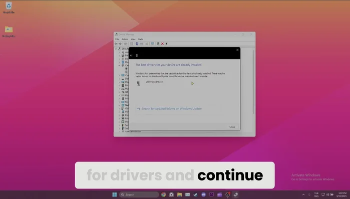 Busque controladores automáticamente y actualice.