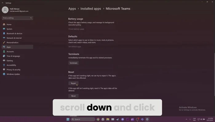 Una vez finalizado, haga clic en 'Restablecer' y confirme.