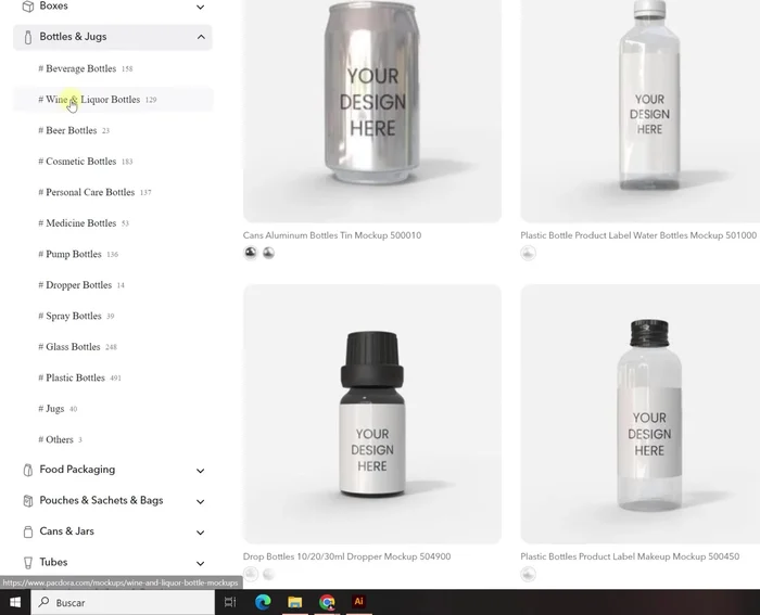 Ajustar el tamaño y la posición de la imagen en la etiqueta.