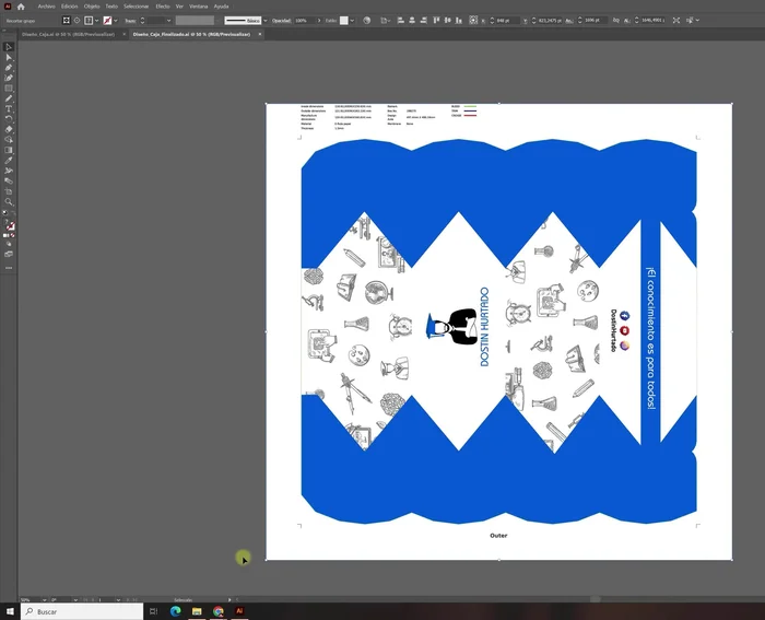 Subir el diseño final a PacDora.