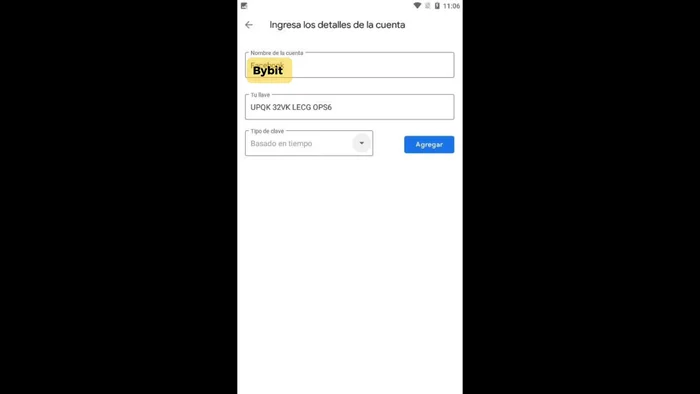 Seleccionar "Agregar".