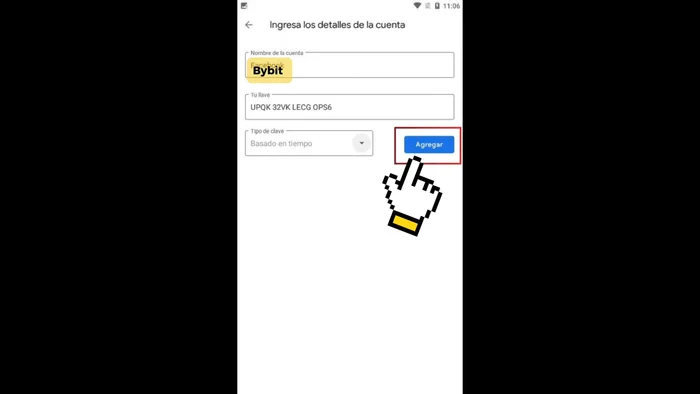 Seleccionar "Agregar".