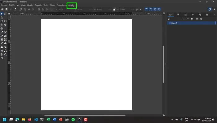Acceder al menú 'Archivo' -> 'Ayuda' -> 'Acerca de Inkscape' para ver la versión instalada.