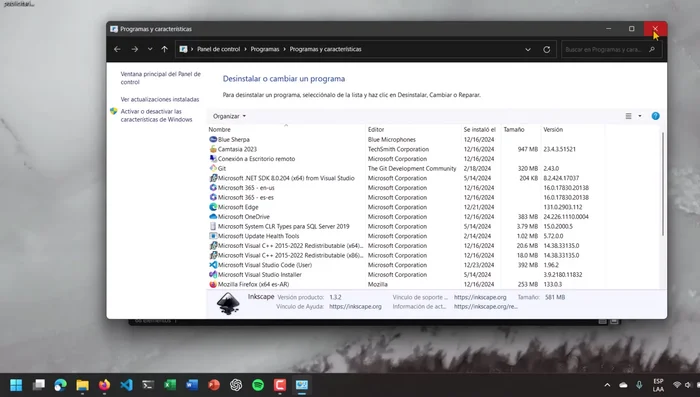 Ejecutar el instalador descargado y seguir las instrucciones (generalmente 'Siguiente', 'Siguiente', 'Instalar').