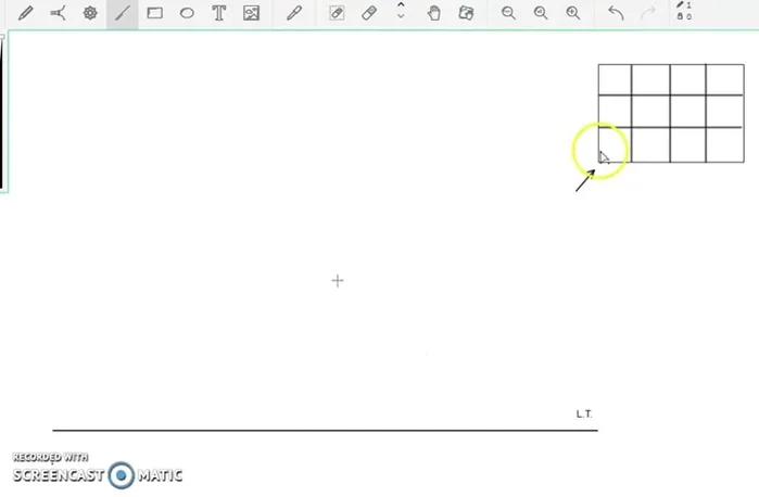 Determinar la altura del observador y dibujar la línea de horizonte.