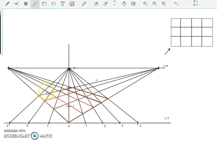 Perspectiva de Dos Puntos de Fuga con el Método de Cuadrícula: Guía Completa