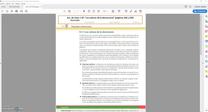 Abrir el archivo PDF que deseas rellenar.