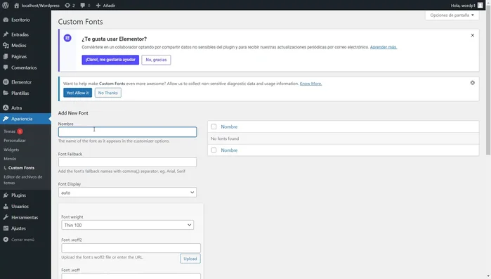 Hacer clic en 'Añadir nueva fuente'.