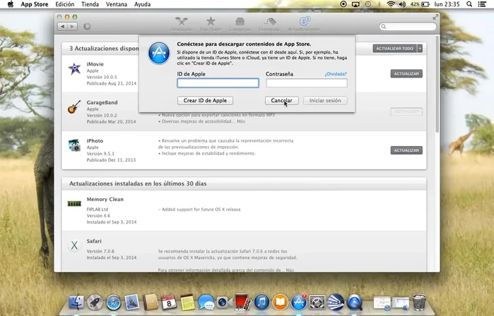Regresar a la App Store y verificar si la aplicación se puede actualizar.