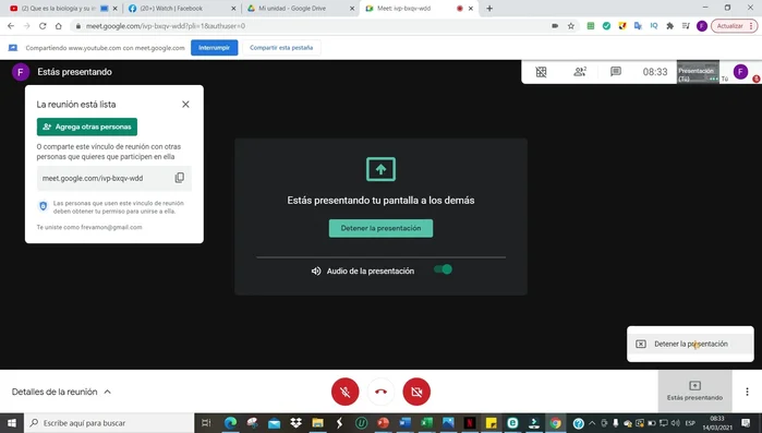 Para cambiar de vídeo, repetir los pasos 5, 6 y 7 seleccionando la pestaña correspondiente.
