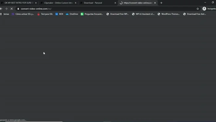Si necesitas convertir el video a otro formato, usa una herramienta online como convertvideoonline.com (enlace en la descripción).