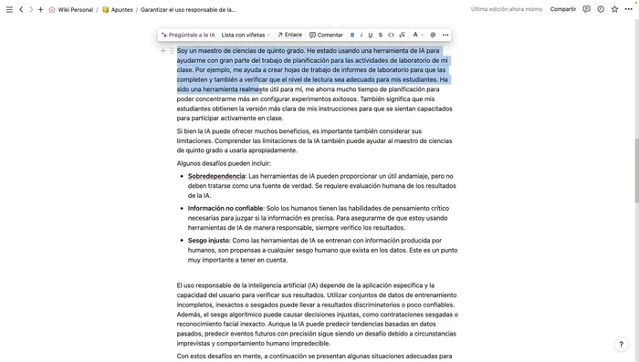 Insertar enlaces a páginas web o documentos, creando enlaces en texto para mejorar la legibilidad.
