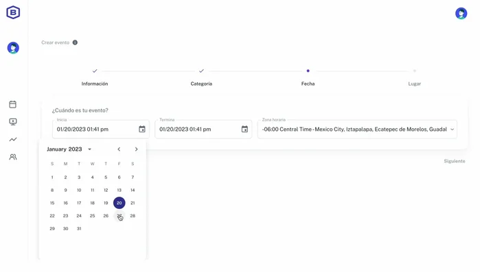 Descripción detallada del evento para facilitar la asistencia.