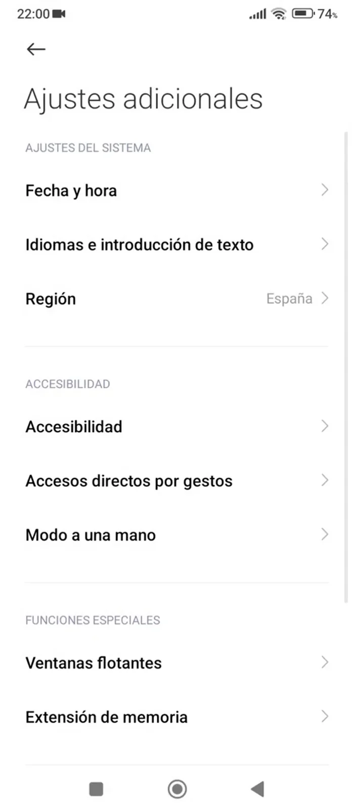 Cambia la región a cualquier otra (ej: Afganistán).