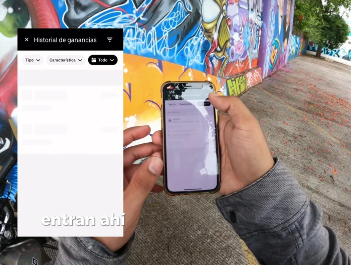 Agradecer la propina (opcional): Si recibiste una propina, envía un agradecimiento al cliente desde el historial de ganancias.