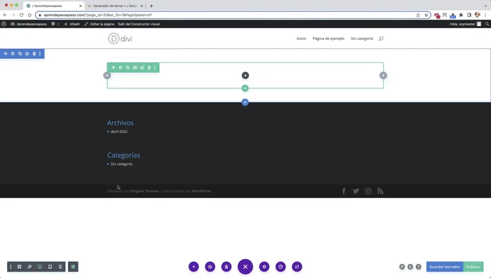Realiza los ajustes necesarios al elemento importado en tu nuevo diseño.