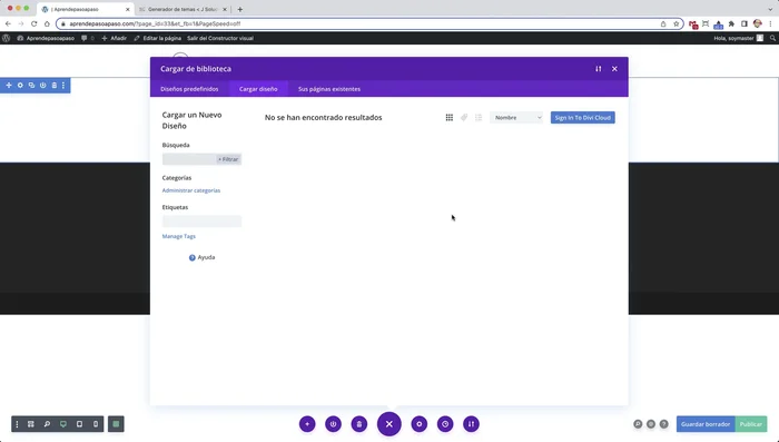 Realiza los ajustes necesarios al elemento importado en tu nuevo diseño.