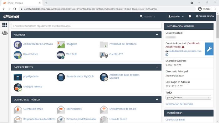 Comprender la estructura de directorios: identificar el directorio raíz (principal) y sus subcarpetas. La carpeta 'public_html' es crucial para los archivos visibles en tu sitio web.