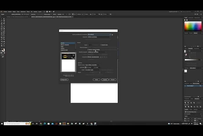 En 'Interpretación', elegir 'Perceptual' para mantener la fidelidad de color.