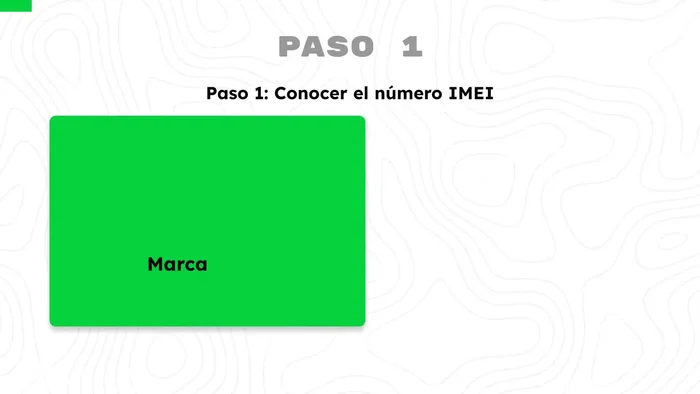 Obtener el número IMEI de tu celular.