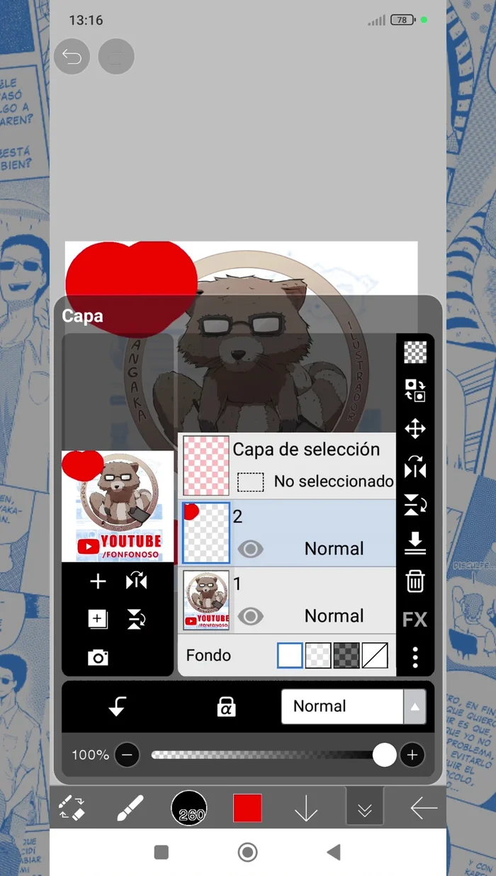 Mover capas: Arrastrar y soltar capas para cambiar su orden en la paleta.