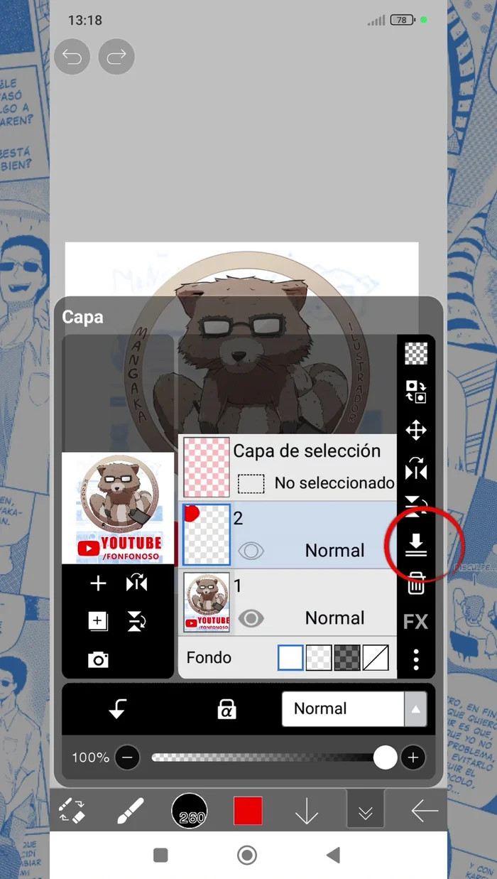 Editar efectos: Modificar la configuración de los efectos aplicados a las capas.