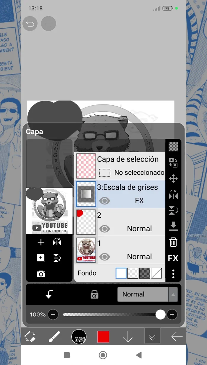 Editar efectos: Modificar la configuración de los efectos aplicados a las capas.