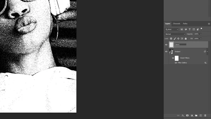 Deseleccionar (Ctrl+D) y repetir para cada parte