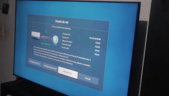 Una vez que el Smart TV se reinicie, verifica la conexión WiFi en la configuración.
